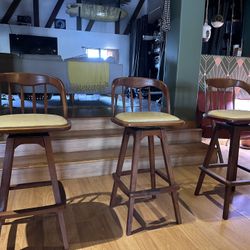 Mid-Century Bar Stools
