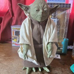 Star Wars Call Upon Yoda Interactive Talking 12" Figure Hasbro 2005