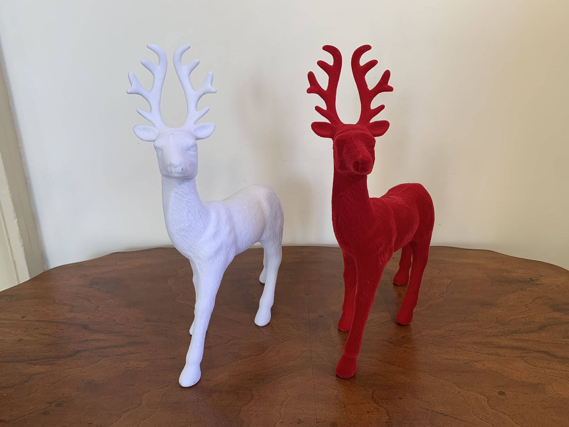 Pair of Target Wondershop Reindeer About 9” long x 12.5” tall 