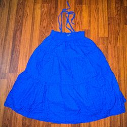Cabana by Crown and Ivy Blue Eyelet Sundress Size XS