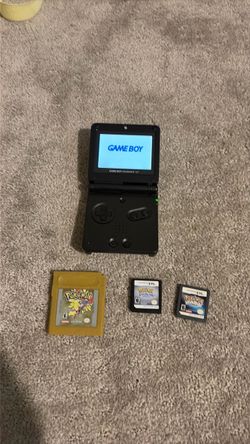 GBA sp and pokemon games