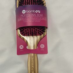 Tirl Bamboo Professional Boar Detangling Paddle Brush Or Similar Pink Or Purple