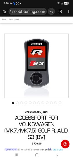 COBB Accessport VW Golf R / Audi S3