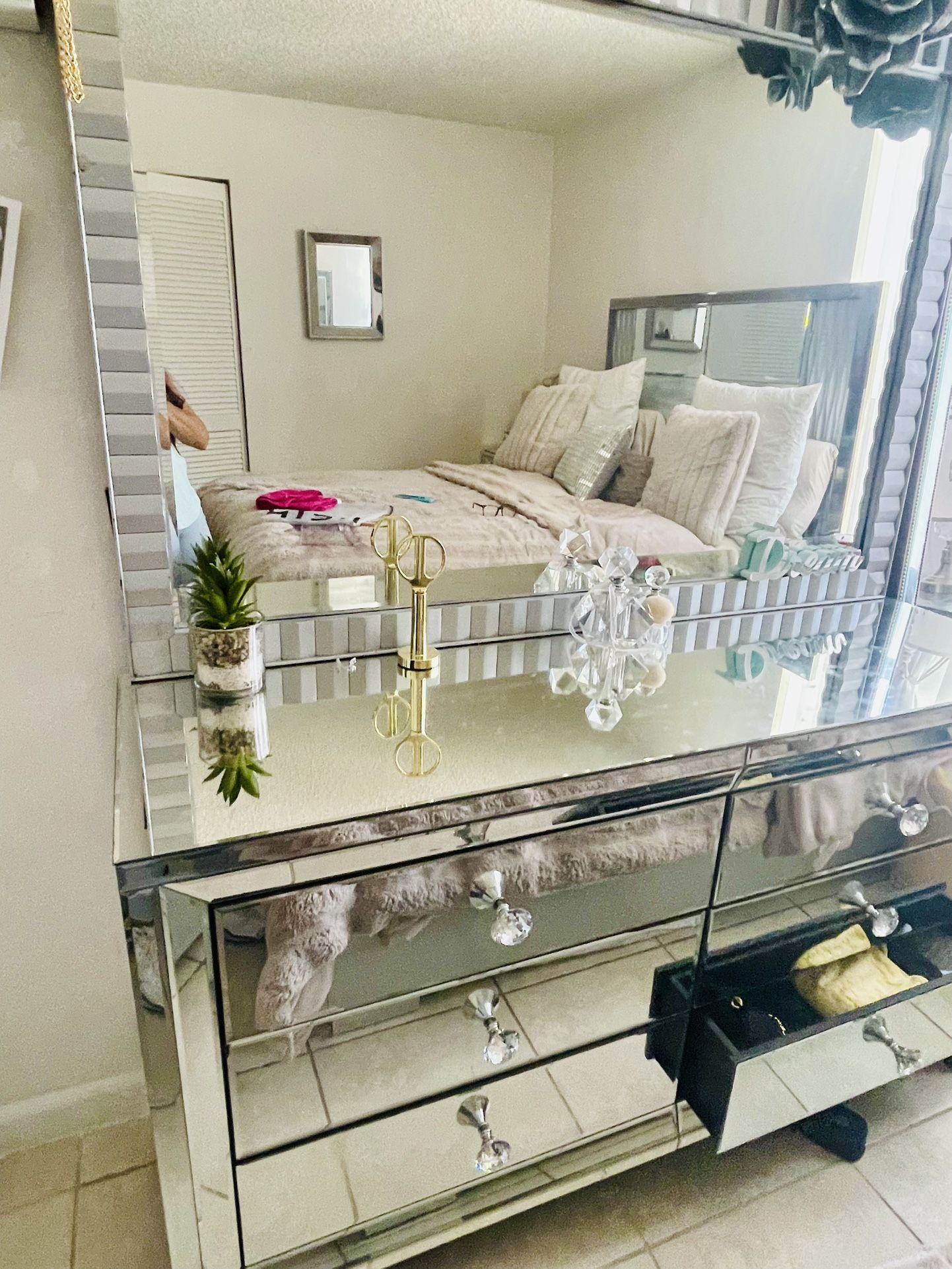 Mirrored Dresser