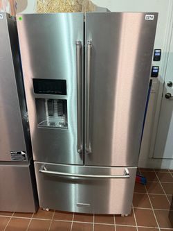  KITCHEN AID 36” STANDARD DEPTH FRENCH DOOR REFRIGERATOR