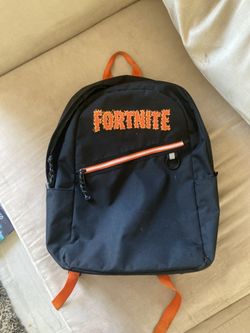 Fortnite Backpack Orange/Black For Kids