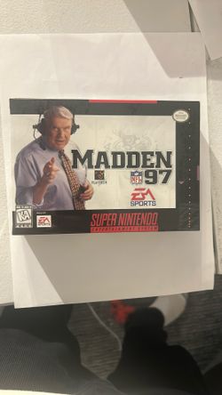 Brand New Sealed Madden 97 SNES 