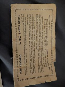 Genuine emergency money Austrian banknotes issued during the world war I reconstruction.