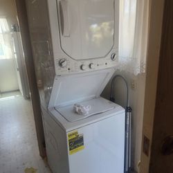 GE  Stackable Washer/Dryer.  Like New.  Electric