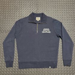 Chicago Cubs 100 Years Wrigley Field Sweater 1/4 Zip MLB Baseball ‘47 Mens Small