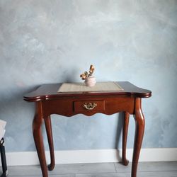 Queen Anne Wood Card Table