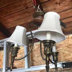 Beautiful Old brass fixture.