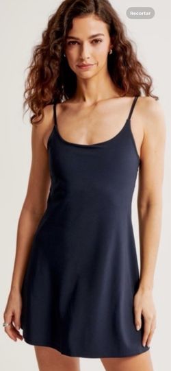 Abercrombie  Fitch  black traveler mini dress  with tags