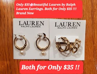 $35🌸Earrings Lauren by Ralph Lauren . Both for Only $35 !!!
Brand New