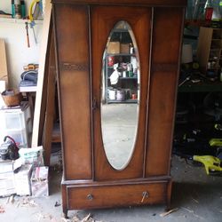 Vintage possibly antique Armoire