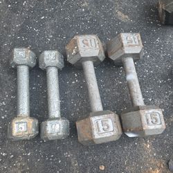 Hex Dumbbell Set 
