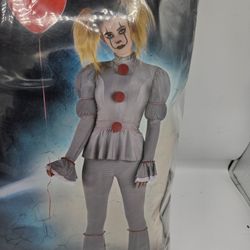 IT Pennywise Chapter Two Adult Halloween Cosplay Costume Size Large (10-12) -NEW