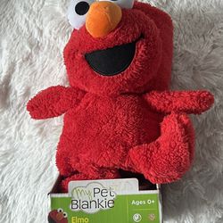 Brand New Elmo Blanket With Plush