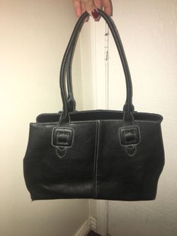 Liz Claiborne black tote handbag