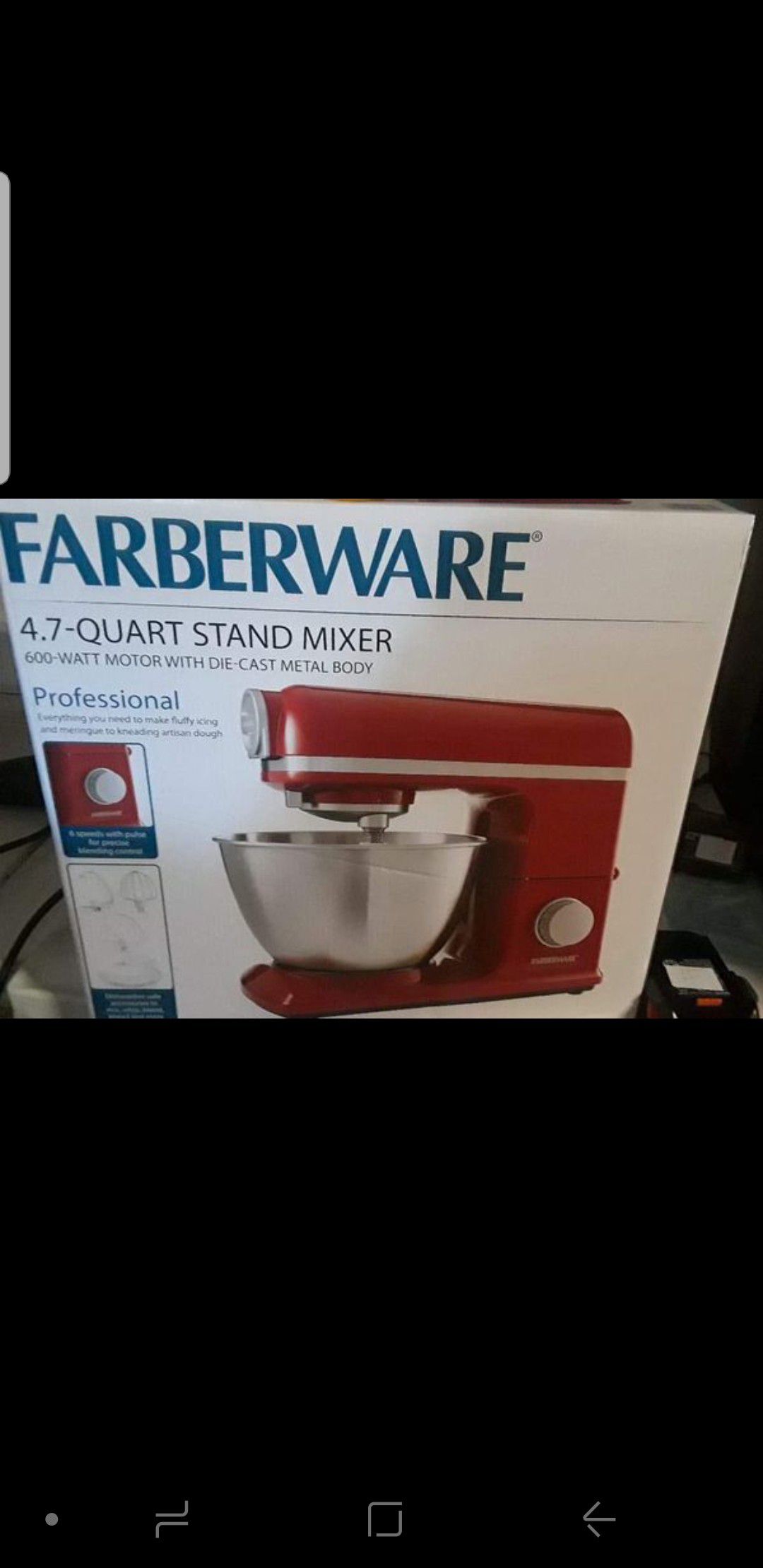 Farberware, Kitchen, Farberware 6 Speed 47quart Prof Stand Mixer Red