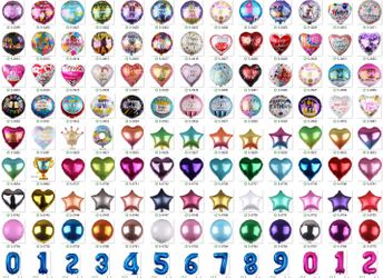 Hundreds of 18” Balloons Available for Every Occasion!