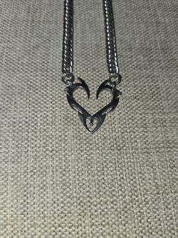Hearts Pendant With Necklace 