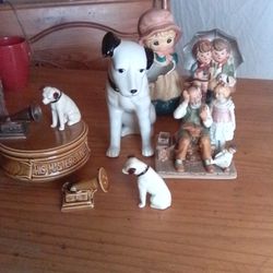 Collection Of Figurines And Whiskey Decanters