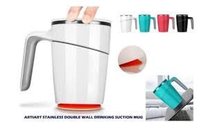 Magic Suction Coffee Tea Spill Free Mug