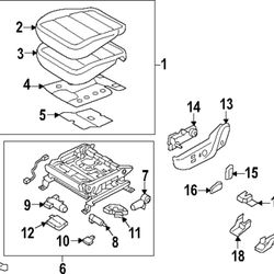 Kia 88500-S9540 Track Assembly 23-24 Telluride (Box 6 In Image Is Part)