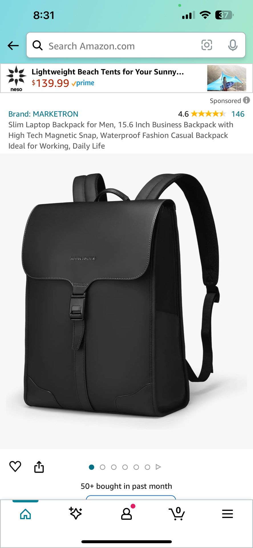 Slim Laptop Backpack 