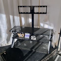 TV Stand - Glass And Metal