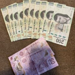 $2100.00 Mexican Pesos
