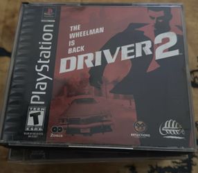 PlayStation 1 DRIVER 2 Double Disc Case