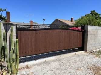 Iron Gates, Wood, Vinyl And Composit 