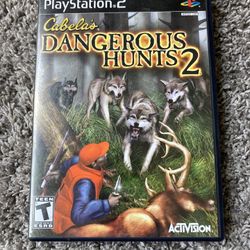 Cabela's Dangerous Hunts 2 (Sony PlayStation 2, 2005) Complete 