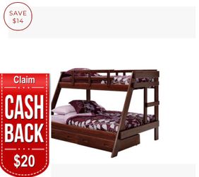 New Bunkbed Cherry wood! Bunkbeds here On Sale