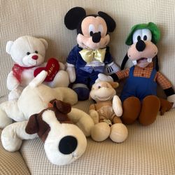 Disney Stuffed Characters 