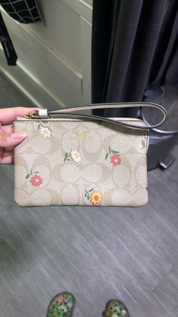 Coach Floral Print Wallet