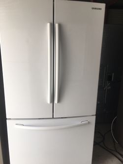 Samsung white french door refrigerator