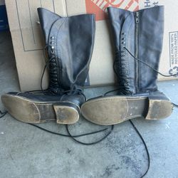 Leather Boots, Size 9