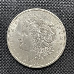 Collectible 1921 Morgan silver dollar