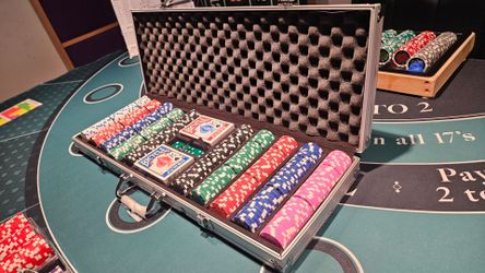 500 pcs Poker Chip Set