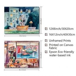 BRAND NEW IN PACKAGE -TWO PIECE/ FRIENDS "I'LL BE THERE FOR YOU" CANVAS ARTWORK