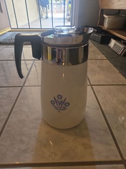 Cornflower coffee pot