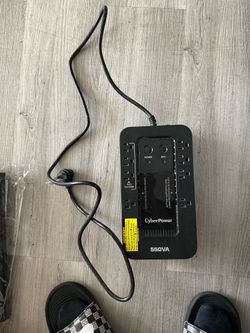 CyberPower EC550G Ecologic UPS Battery Backup and Surge Protector, 550VA/330W, 8 Outlets, ECO Mode, Compact, UL Certified