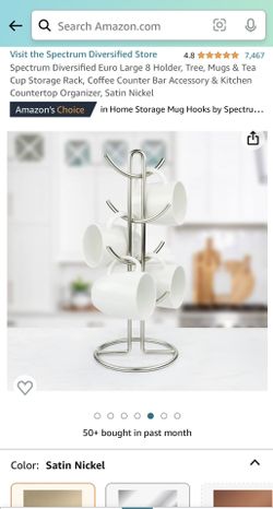 Mugs & Tea Cup Storage Rack