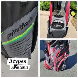 Golf Bags Cart Bags CALLAWAY, Maxfli Or TaylorMade