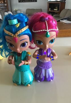 Shimmer and shine talk and dance