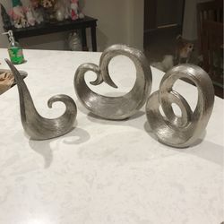 Silver Pieces  For Decorations 