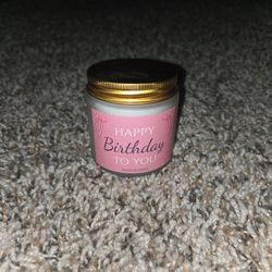 Mini Happy Birthday Candle *bows*